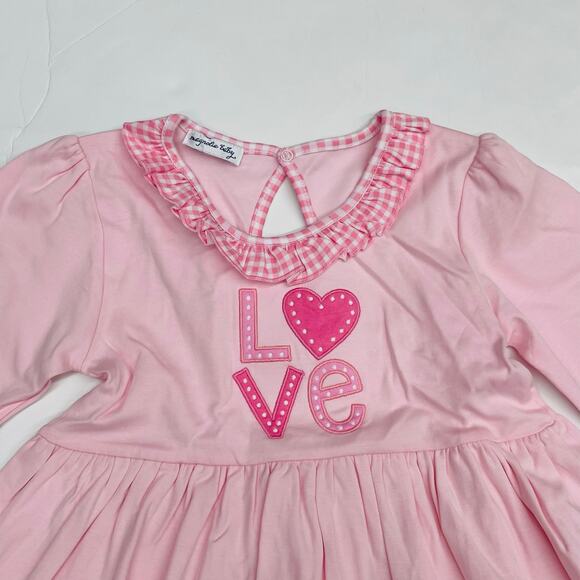 NWT Magnolia Baby 9M Love Applique Dress - Picture 4 of 7